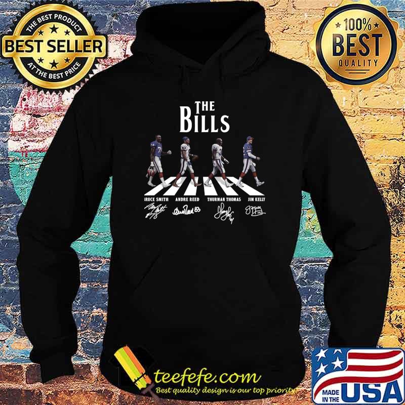 Buffalo Bills Walking Abbey Road Essential T-Shirt - Teefefe Premium ™ LLC