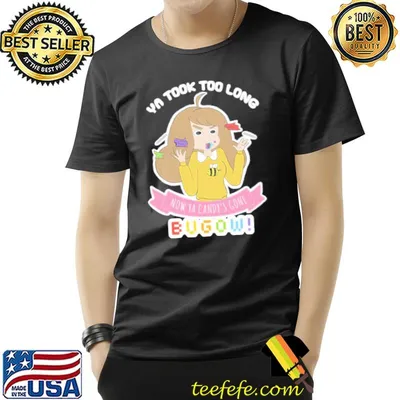 Bugow! now ta candI is gone bee and puppycat shirt