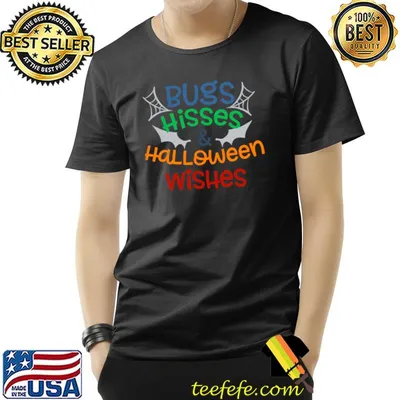 Bugs Hisses And Halloween Wishes Bats T-Shirt
