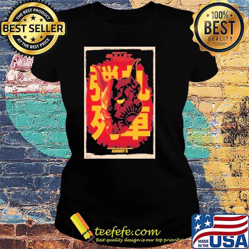 Bullet Train Movie Brad Pitt Shirt Ladies tee Bullet Train Movie Brad Pitt Shirt Ladies tee