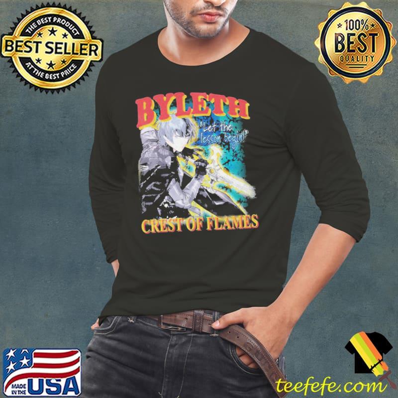 Byleth let's the lesson begin crest of flames smash Bros vintage graphic classic s Long Sleeve Tee Byleth let's the lesson begin crest of flames smash Bros vintage graphic classic s Long Sleeve Tee