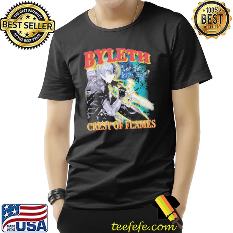 Byleth let's the lesson begin crest of flames smash Bros vintage graphic classic shirt