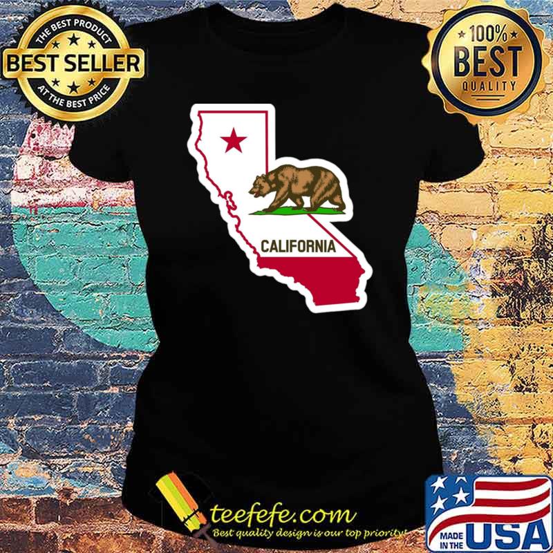 California CA Official State Flag Premium T-Shirt Ladies tee California CA Official State Flag Premium T-Shirt Ladies tee