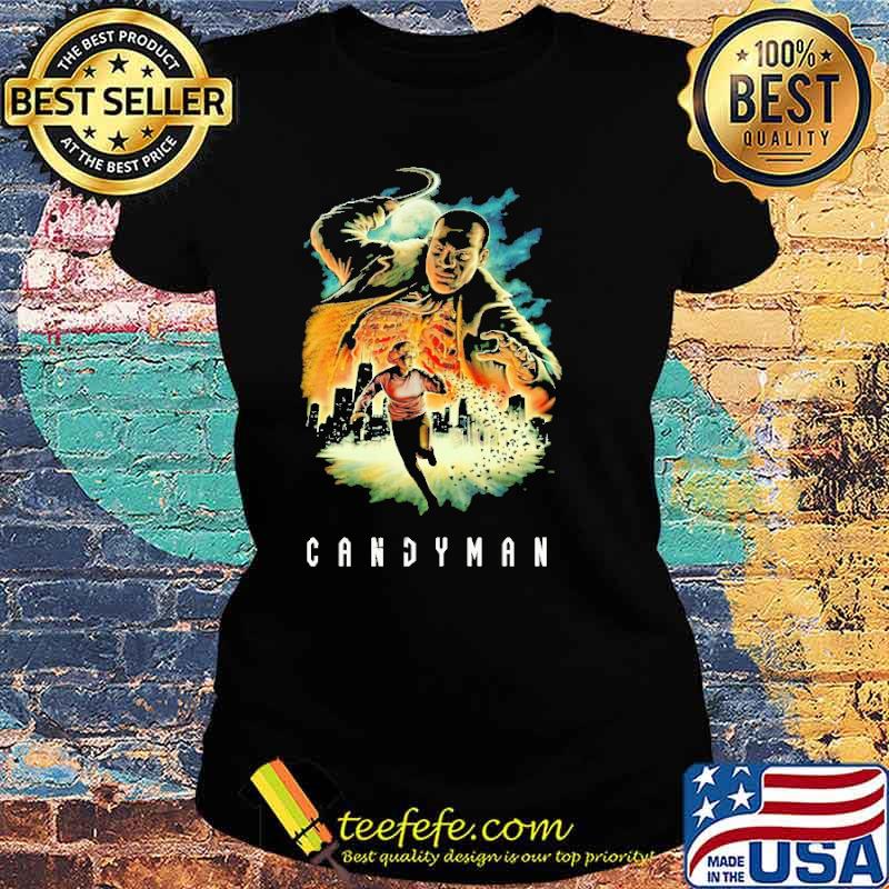 Candyman Horror Movie Moon Poster Shirt Ladies tee Candyman Horror Movie Moon Poster Shirt Ladies tee