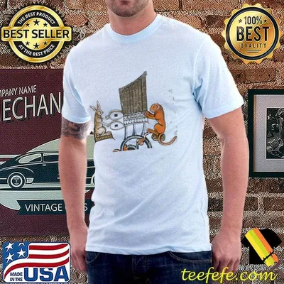 Chien Organiste Et Lapin Shirt