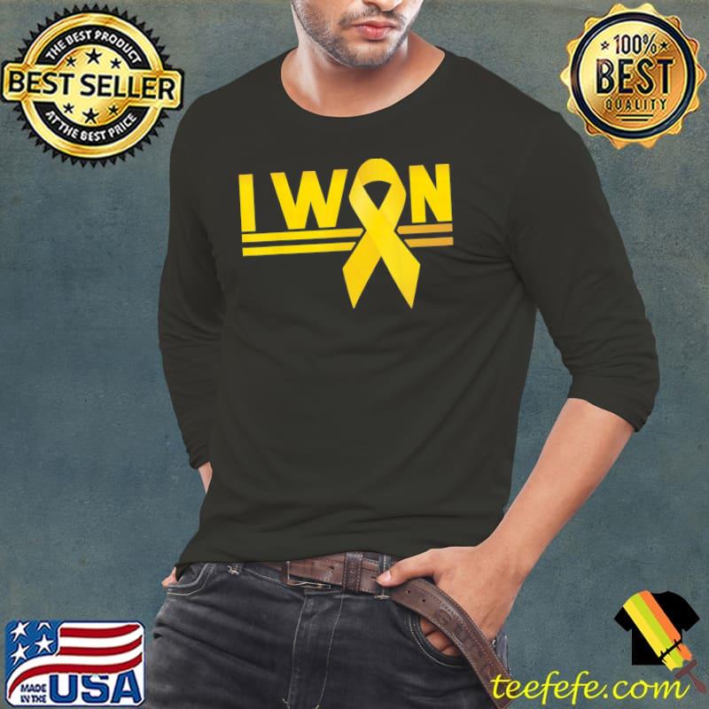 Childhood cancer awareness childhood cancer I won ribbon classic s Long Sleeve Tee Childhood cancer awareness childhood cancer I won ribbon classic s Long Sleeve Tee