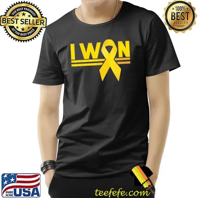 Childhood cancer awareness childhood cancer I won ribbon classic shirt