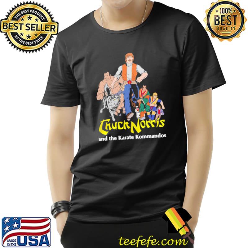 Chuck norris and the karate kommandos full team classic shirt Chuck norris and the karate kommandos full team classic shirt