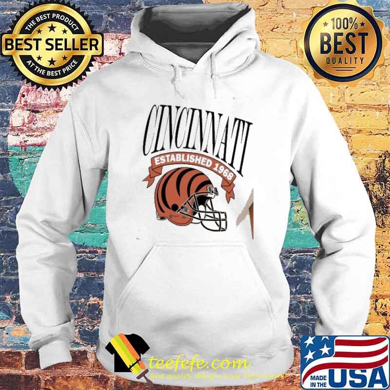 Cincinnati Bengals Est 1968 Helmet Shirt Hoodie Cincinnati Bengals Est 1968 Helmet Shirt Hoodie