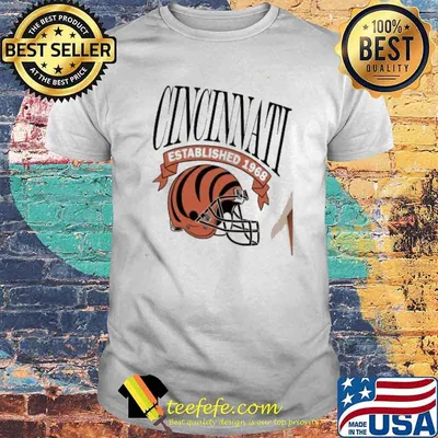 Cincinnati Bengals Est 1968 Helmet Shirt
