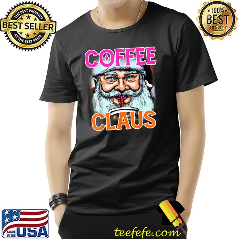 Coffee claus heifer farm christmas claus T-Shirt Coffee claus heifer farm christmas claus T-Shirt