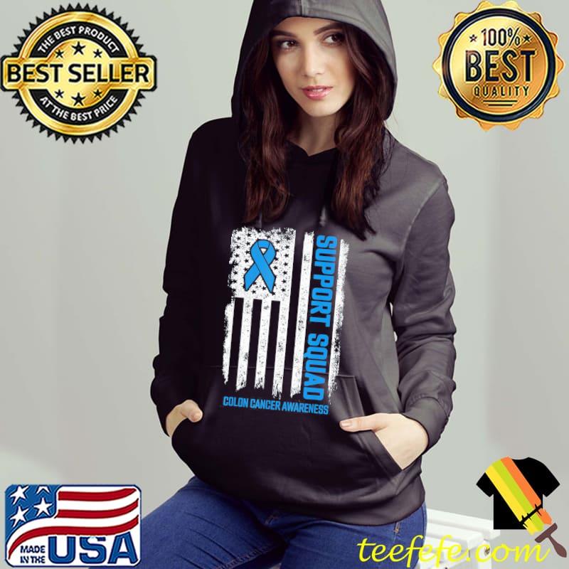 Colon cancer support squad colon cancer awareness classic s Hoodie Colon cancer support squad colon cancer awareness classic s Hoodie