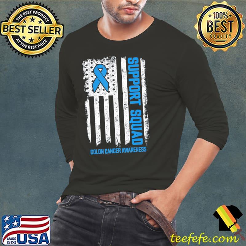 Colon cancer support squad colon cancer awareness classic s Long Sleeve Tee Colon cancer support squad colon cancer awareness classic s Long Sleeve Tee