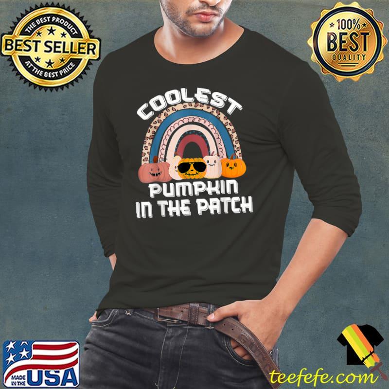 Coolest Pumpkin In The Patch Rainbow Pumpkin Ghost T-Shirt Long Sleeve Tee Coolest Pumpkin In The Patch Rainbow Pumpkin Ghost T-Shirt Long Sleeve Tee