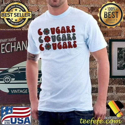 Cougars Cougars Cougars Flower ICon Shirt