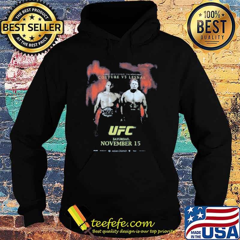 Couture Vs Lesnar UFC Saturday November 15 Shirt Hoodie Couture Vs Lesnar UFC Saturday November 15 Shirt Hoodie
