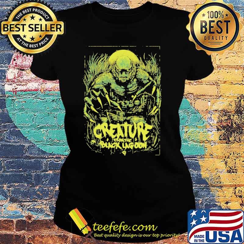 Creature from the Black Lagoon Horror Movie Poster Shirt Ladies tee Creature from the Black Lagoon Horror Movie Poster Shirt Ladies tee