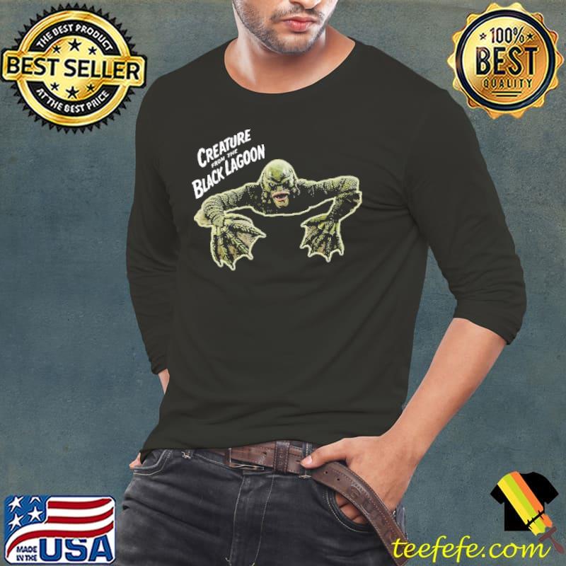 Creature from the Black Lagoon Monster Shirt Long Sleeve Tee Creature from the Black Lagoon Monster Shirt Long Sleeve Tee