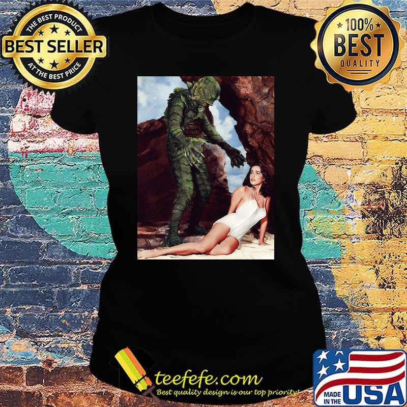 Creature from the Black Lagoon Poster Horror Movie Shirt Ladies tee Creature from the Black Lagoon Poster Horror Movie Shirt Ladies tee