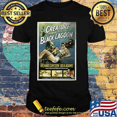 Creature from the Black Lagoon Richard Carlson Horror Movie Shirt