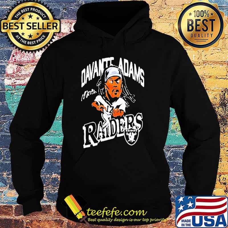 Davante Adams Las Vegas Raiders signature s Hoodie Davante Adams Las Vegas Raiders signature s Hoodie