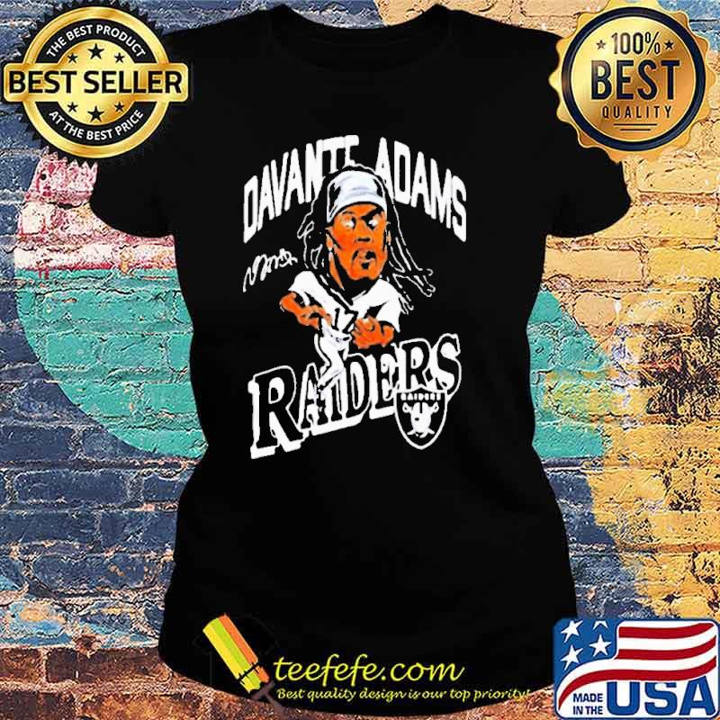Davante Adams Las Vegas Raiders signature s Ladies tee Davante Adams Las Vegas Raiders signature s Ladies tee