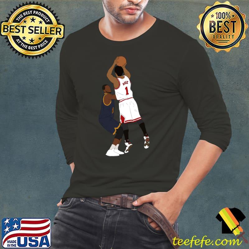 Derrick Rose Game Winn Essential T-Shirt Long Sleeve Tee Derrick Rose Game Winn Essential T-Shirt Long Sleeve Tee