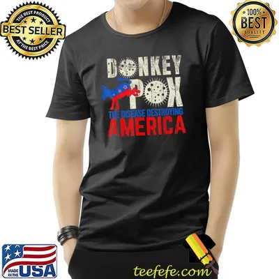 Donkey Pox The Disease Destroying America Anti Biden Covid T-Shirt