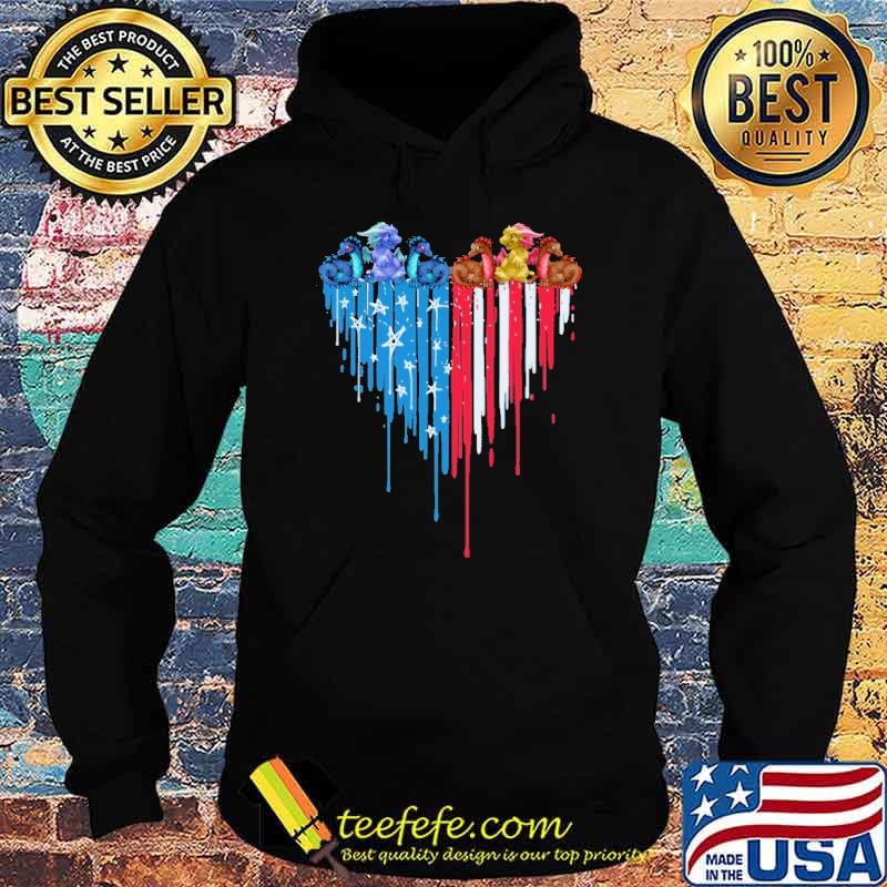 Dragon Heart American Flag Shirt Hoodie Dragon Heart American Flag Shirt Hoodie
