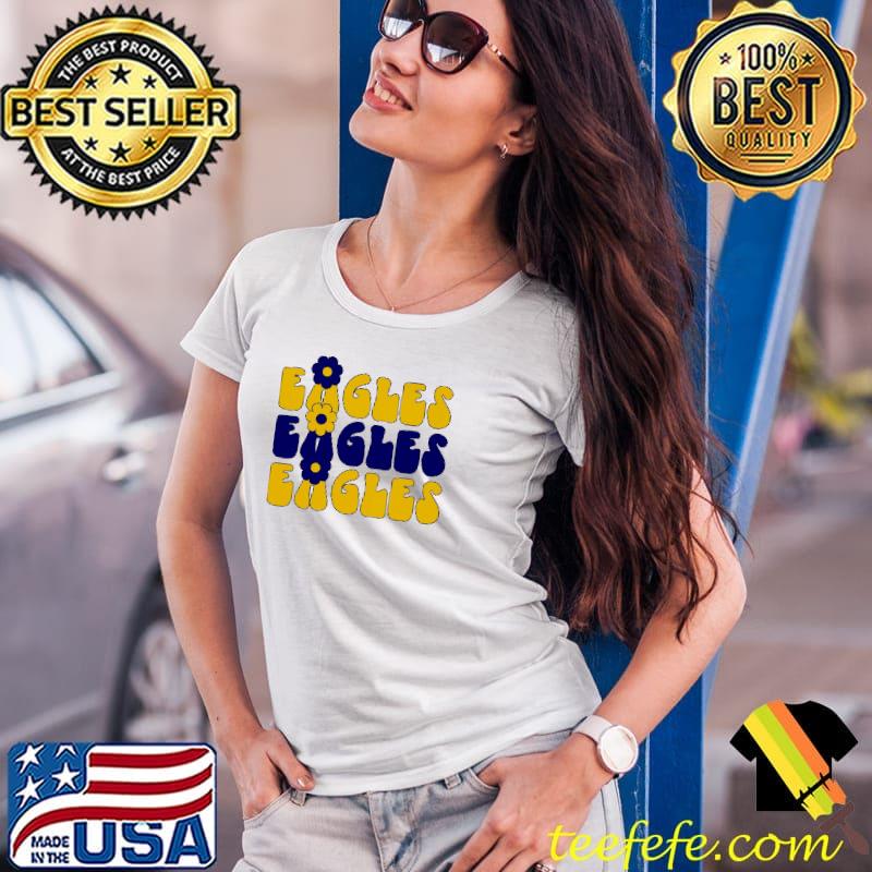 Eagles Eagles Eagles Flower Icon Shirt Ladies Tee Eagles Eagles Eagles Flower Icon Shirt Ladies Tee