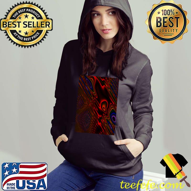 Echoes Of Red And Black With a Comspiracy Of Blue Classic T-Shirt Hoodie Echoes Of Red And Black With a Comspiracy Of Blue Classic T-Shirt Hoodie
