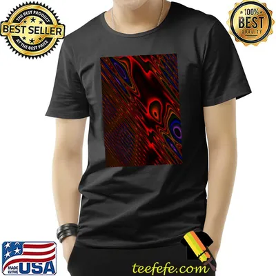 Echoes Of Red And Black With a Comspiracy Of Blue Classic T-Shirt