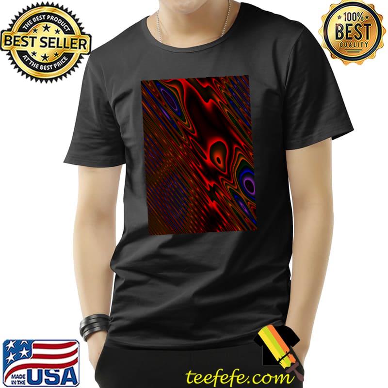 Echoes Of Red And Black With a Comspiracy Of Blue Classic T-Shirt