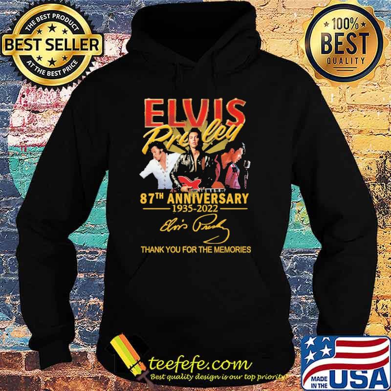 Elvis Presley 87th Anniversary 1935 2022 Shirt Hoodie Elvis Presley 87th Anniversary 1935 2022 Shirt Hoodie