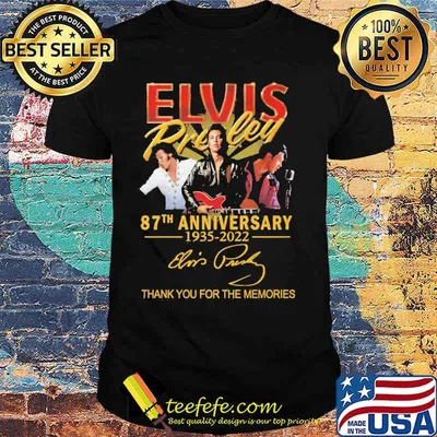 Elvis Presley 87th Anniversary 1935 2022 Shirt