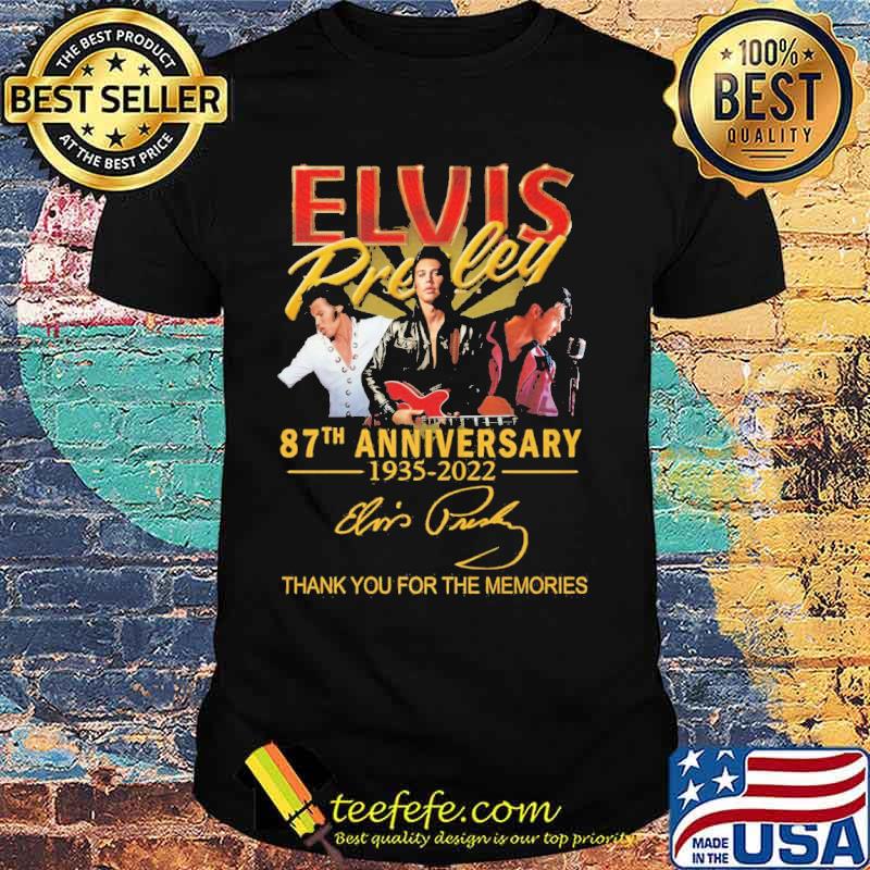 Elvis Presley 87th Anniversary 1935 2022 Shirt Elvis Presley 87th Anniversary 1935 2022 Shirt