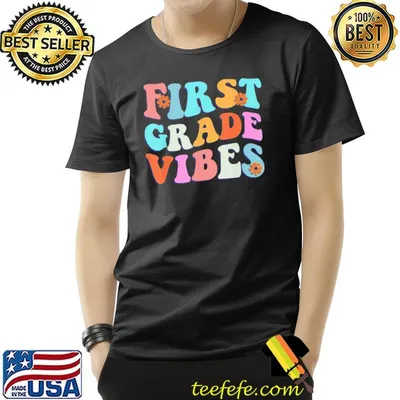 Fifth grade vibes first day back to school teacher students classic shirt