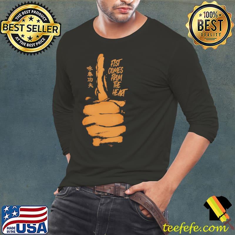 Fist comes from the heart wing chun classic s Long Sleeve Tee Fist comes from the heart wing chun classic s Long Sleeve Tee