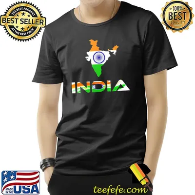 Flag souvenir and indian map distressed India classic shirt