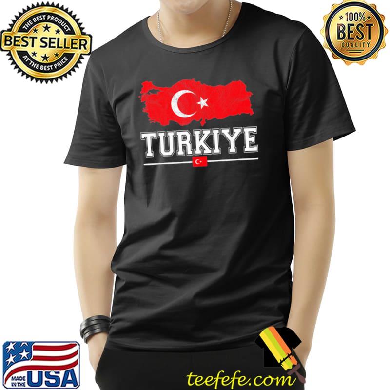 Flag souvenir and turkish map distressed turkiye shirt Flag souvenir and turkish map distressed turkiye shirt