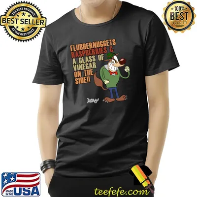 Flubber nuggets raspberries a glass of vinegar on the side T-Shirt