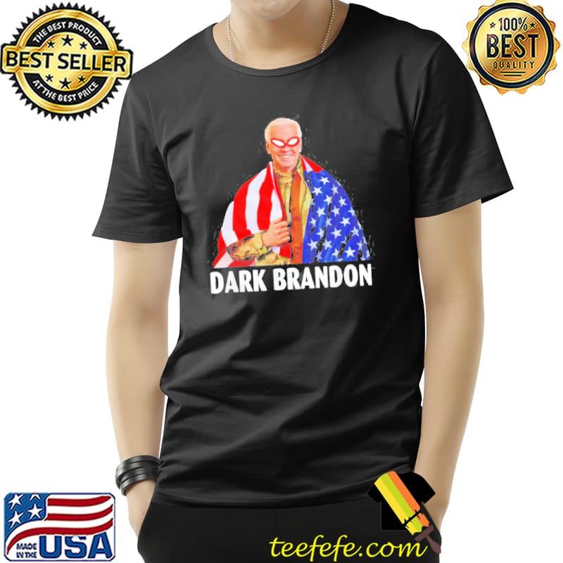 Funny dark brandon Biden us flag shirt. Funny dark brandon Biden us flag shirt.
