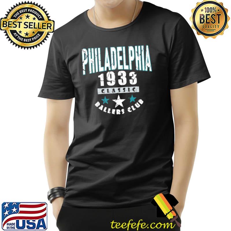 Funny philadelphia pro Football 1933 ballers clubs classic shirt