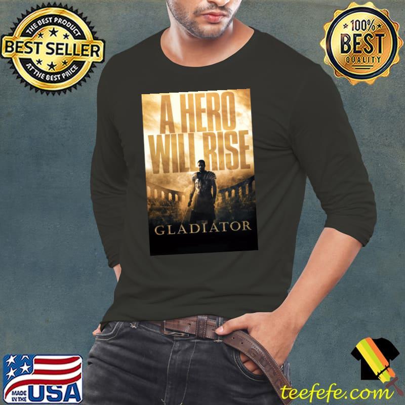 Gladiator - Limited Edition Poster Classic T-Shirt Long Sleeve Tee Gladiator - Limited Edition Poster Classic T-Shirt Long Sleeve Tee
