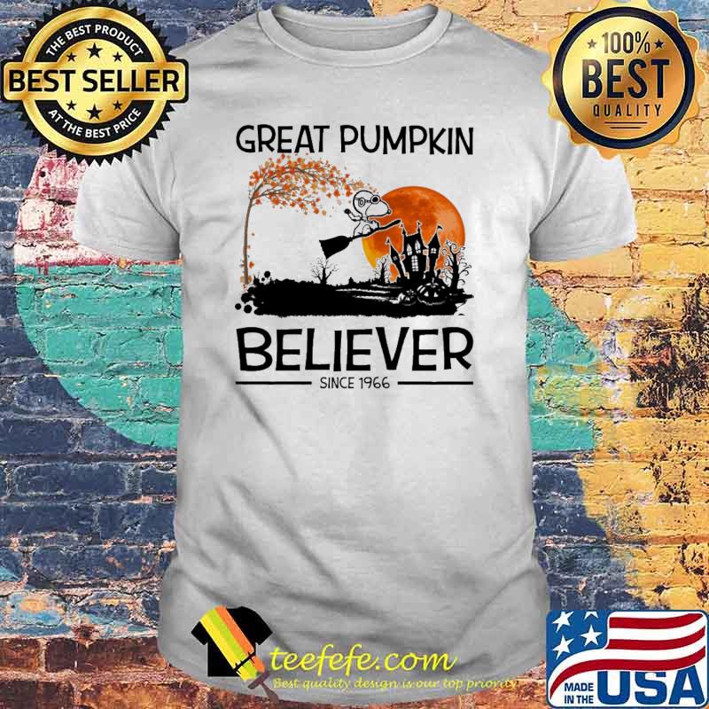 Great Pumpkin Believer Since 1966 Snoopy Shirt Great Pumpkin Believer Since 1966 Snoopy Shirt