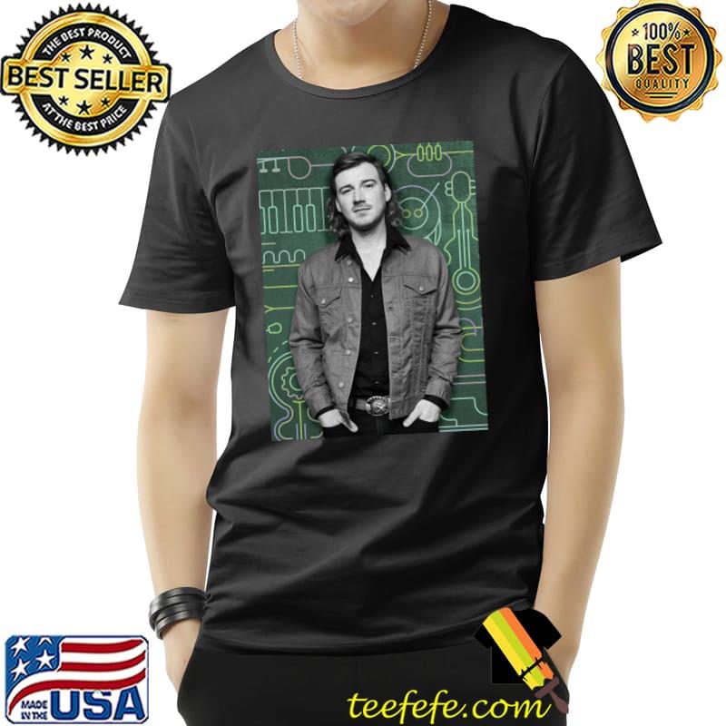 Green Morgan Modern Techno Music Classic T-Shirt