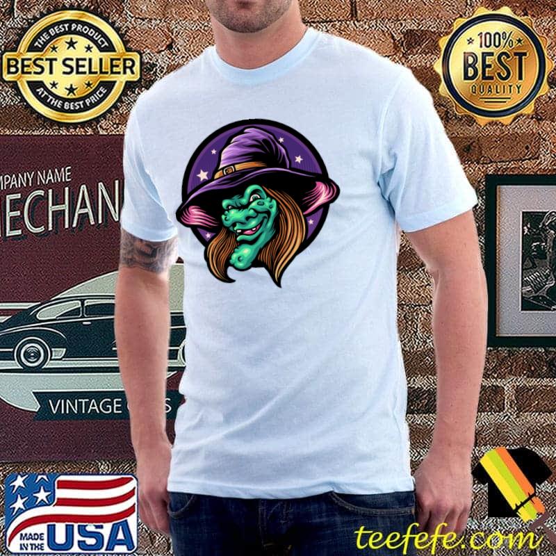 Halloween Green Witch T-Shirt