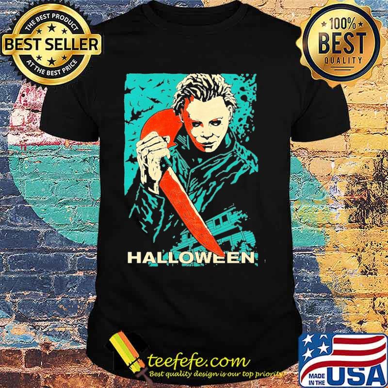 Halloween Movie Michael Myer Killer Horror Art Shirt