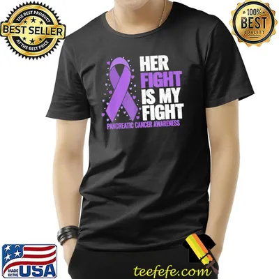 Her fight is my fight pancreatic cancer awareness classic shirt