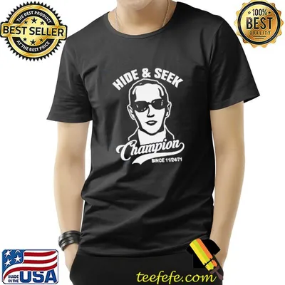 Hide and seek champion since 112471 db cooper classic shirt